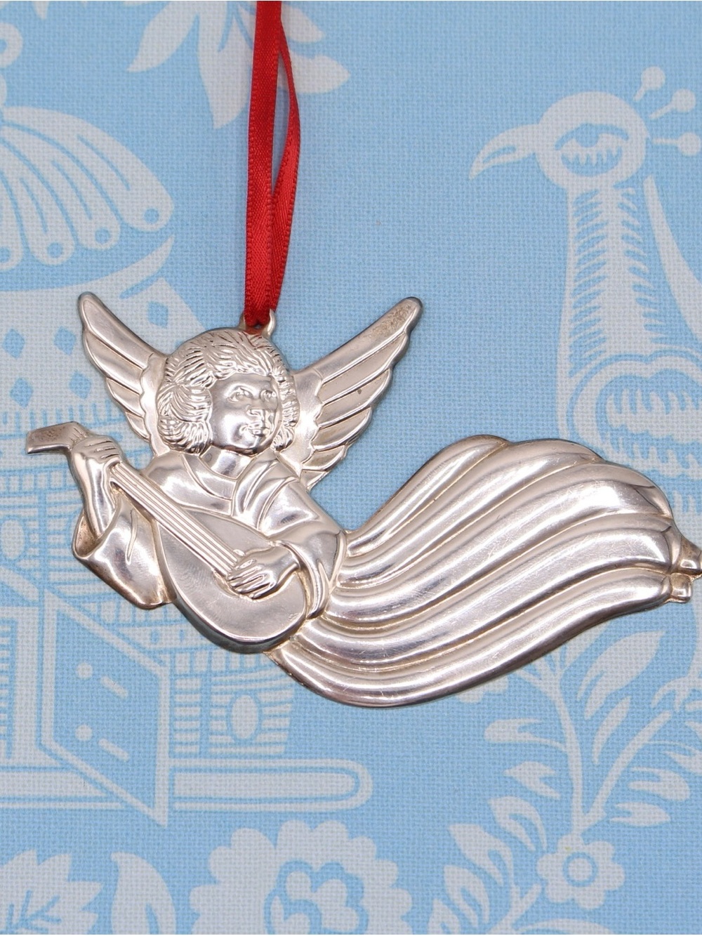 Gorham Sterling Silver Angel Christmas Ornament